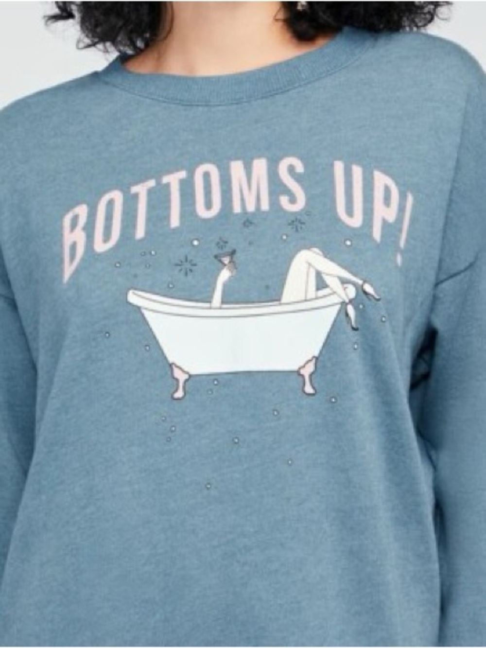 Wildfox “Bottoms Up” Crewneck Size Small